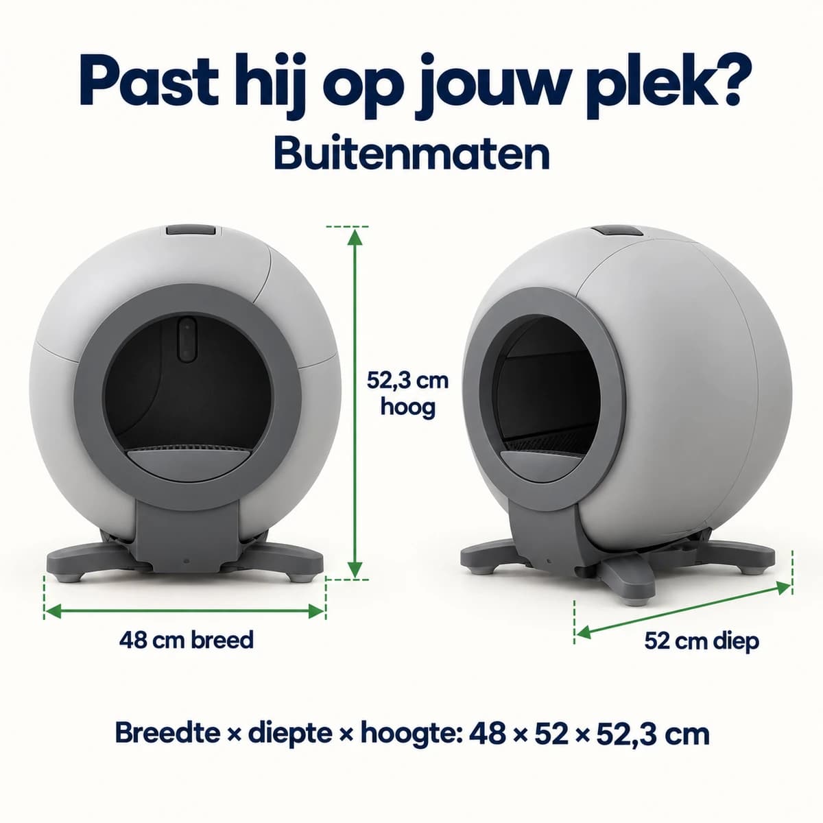 DKS Clean 65 Orbit – zelfreinigende kattenbak 5