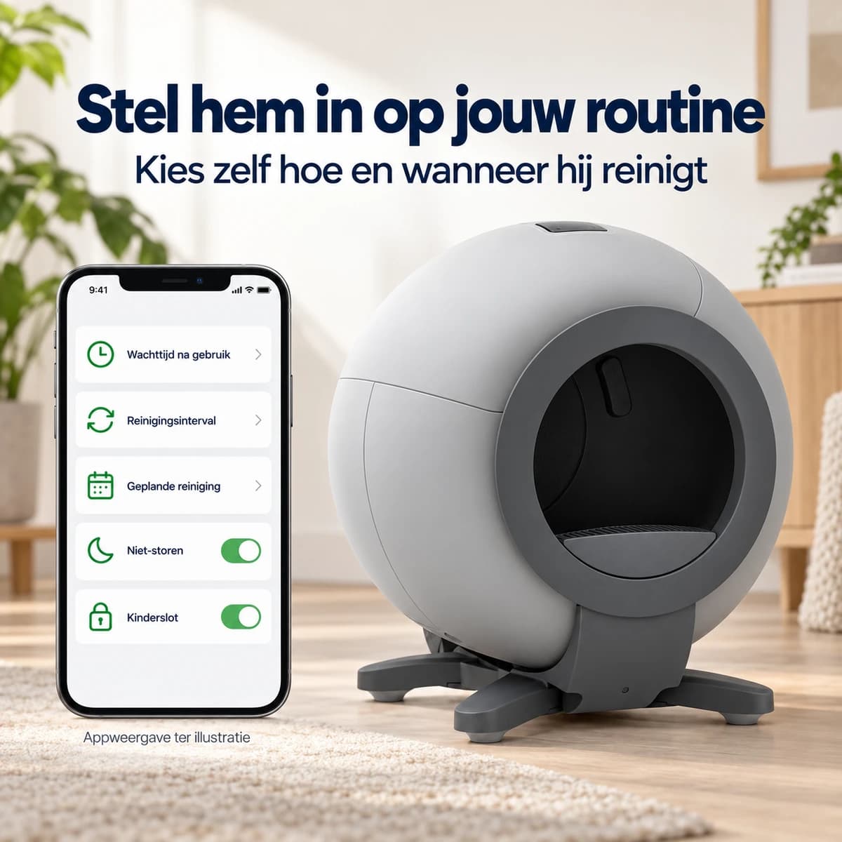 DKS Clean 65 Orbit – zelfreinigende kattenbak 6