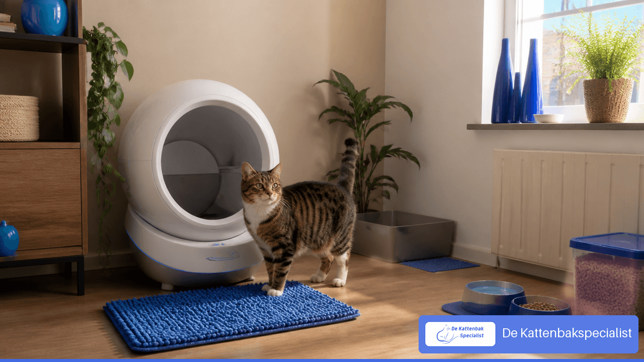 Automatische kattenbak tijdens vakantie en lang weekend