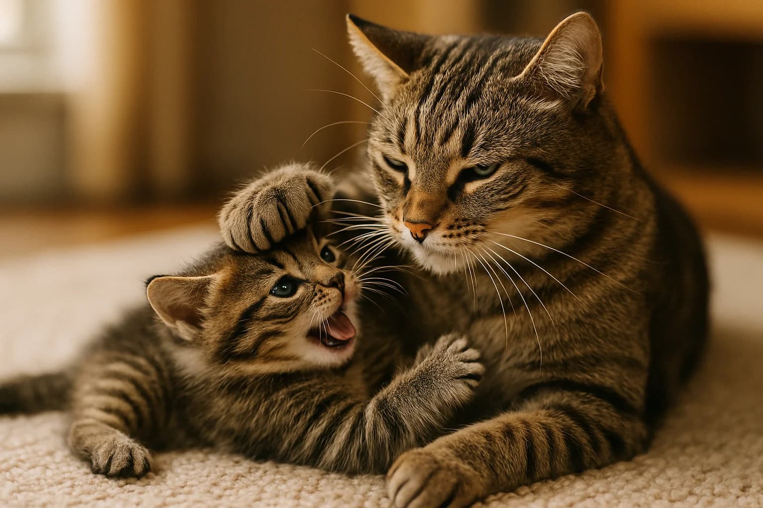 Kat valt kitten aan? Tips om een veilige omgeving te creëren!