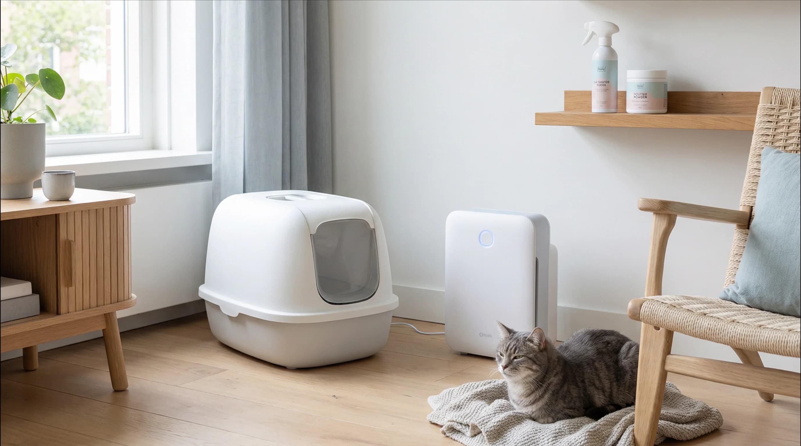Kattenbak luchtverfrisser: zo houd je de kattenbak écht fris