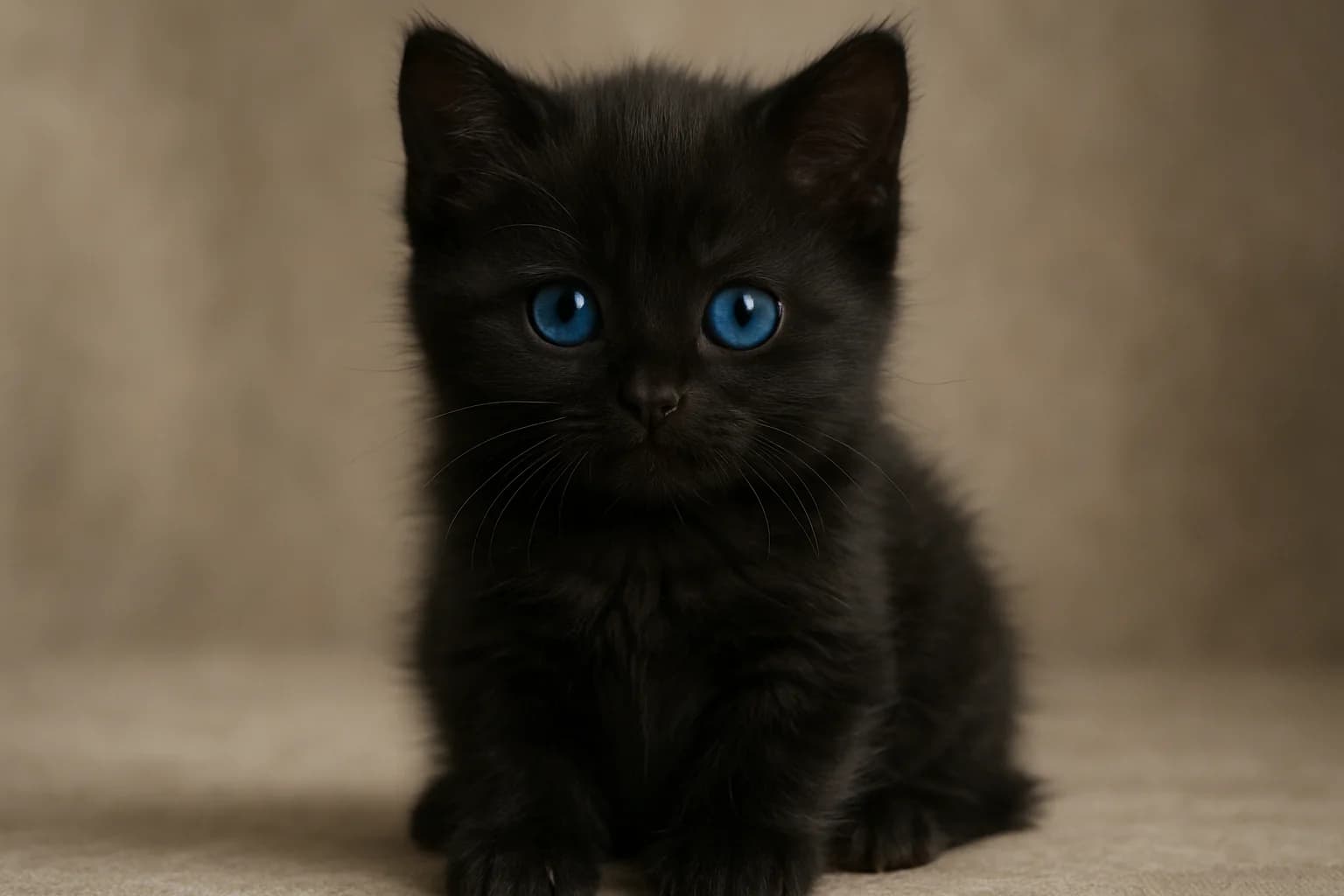 De charme van de zwarte kitten met blauwe ogen: wat je moet weten