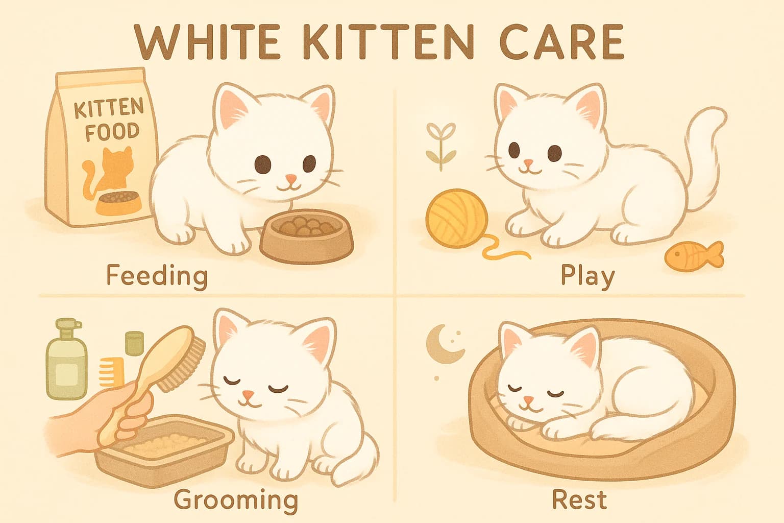 Kitten Wit: Alles over Witte Kittens en Hun Verzorging