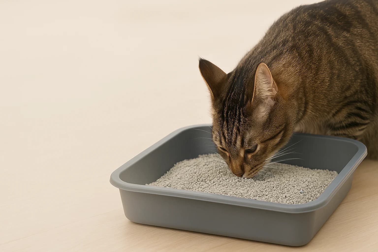 Kat eet kattengrit: oorzaken, gevolgen en oplossingen