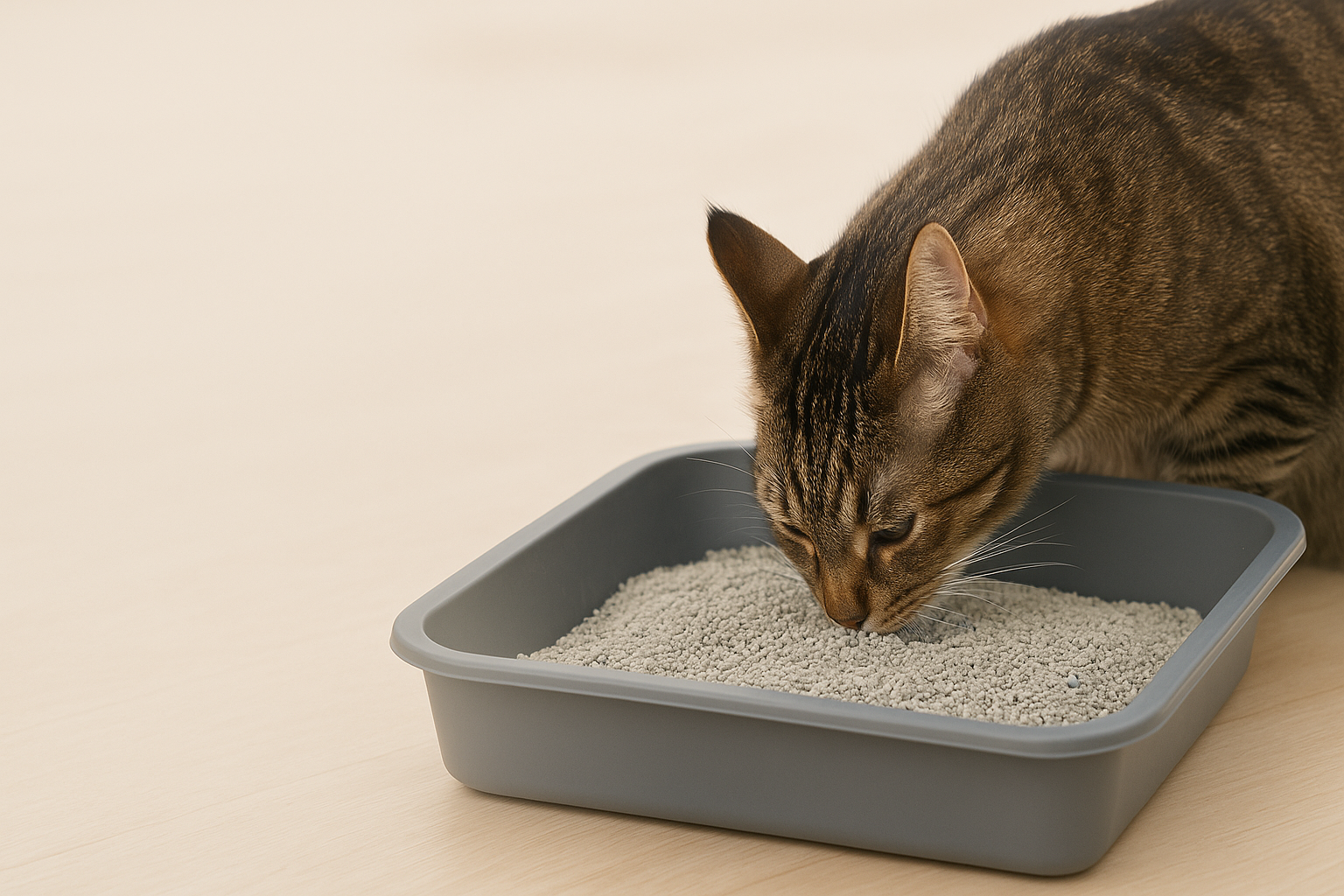 Kat eet kattengrit: oorzaken, gevolgen en oplossingen