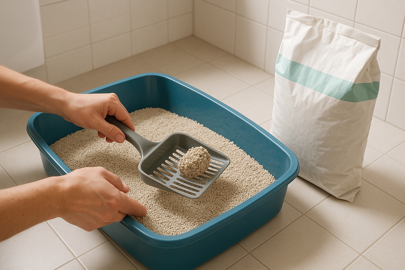 hoe vaak de kattenbak verschonen