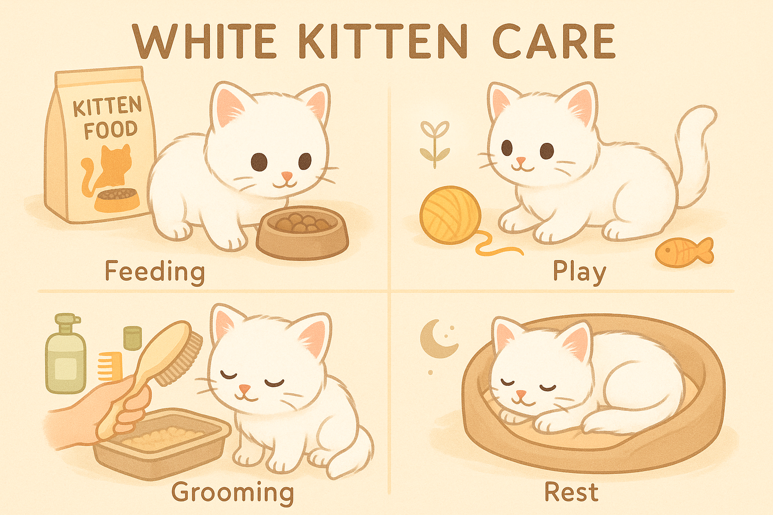 Kitten Wit: Alles over Witte Kittens en Hun Verzorging