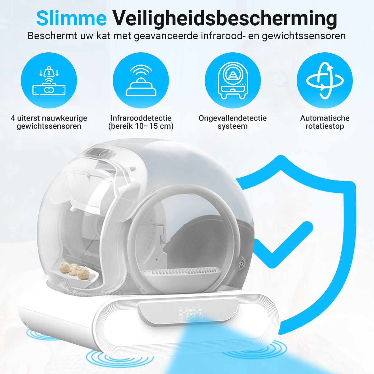 Zelfreinigende kattenbak XXL - 2025 model - Volautomatisch - Dekattenbakspecialist-dekattenbakspecialist