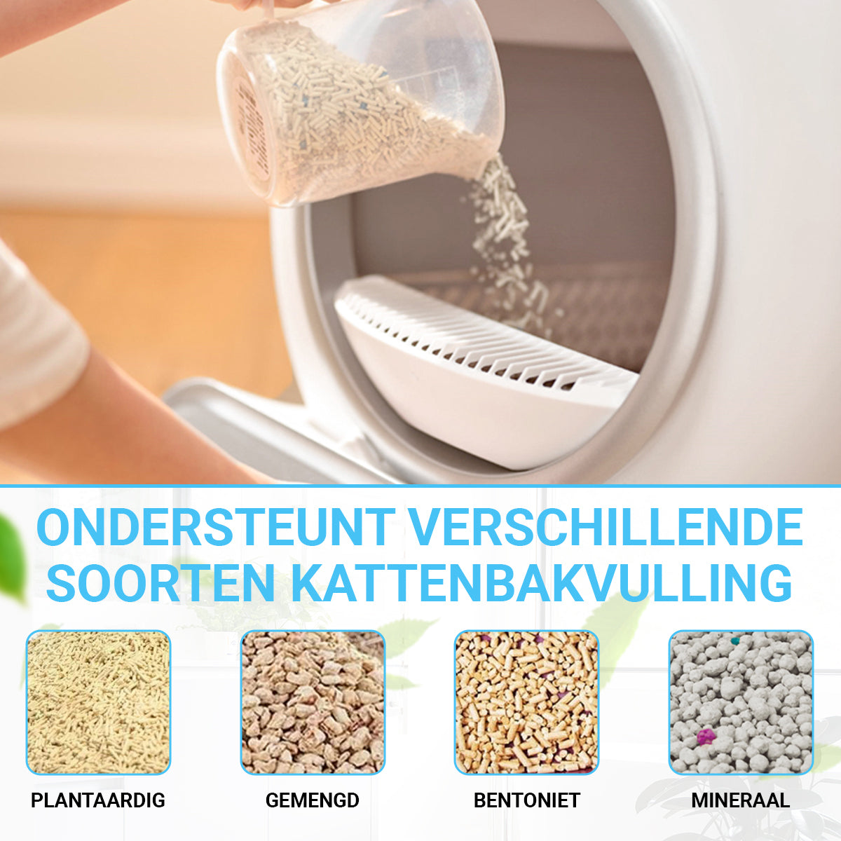 Zelfreinigende kattenbak XXL 2024 Model - Volautomatisch - Dekattenbakspecialist-dekattenbakspecialist