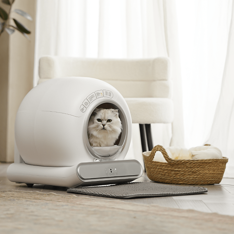 2024 Model Bundel - Zelfreinigende Kattenbak + Mat + Zakken 12